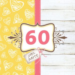 Verjaardagswensen kaartje 60 jaar