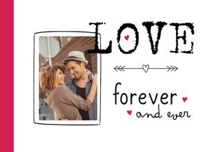 Love forever and ever kaart