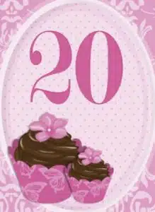 Verjaardag 20 jaar