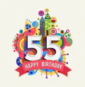 55 jaar