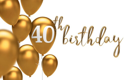 Onwijs Verjaardag 40 jaar ⋆ Verjaardagswensen XQ-53