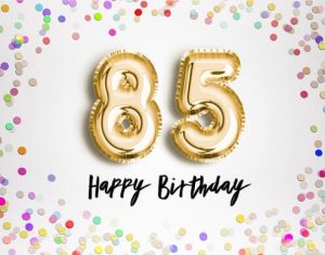 Verjaardag 85 jaar